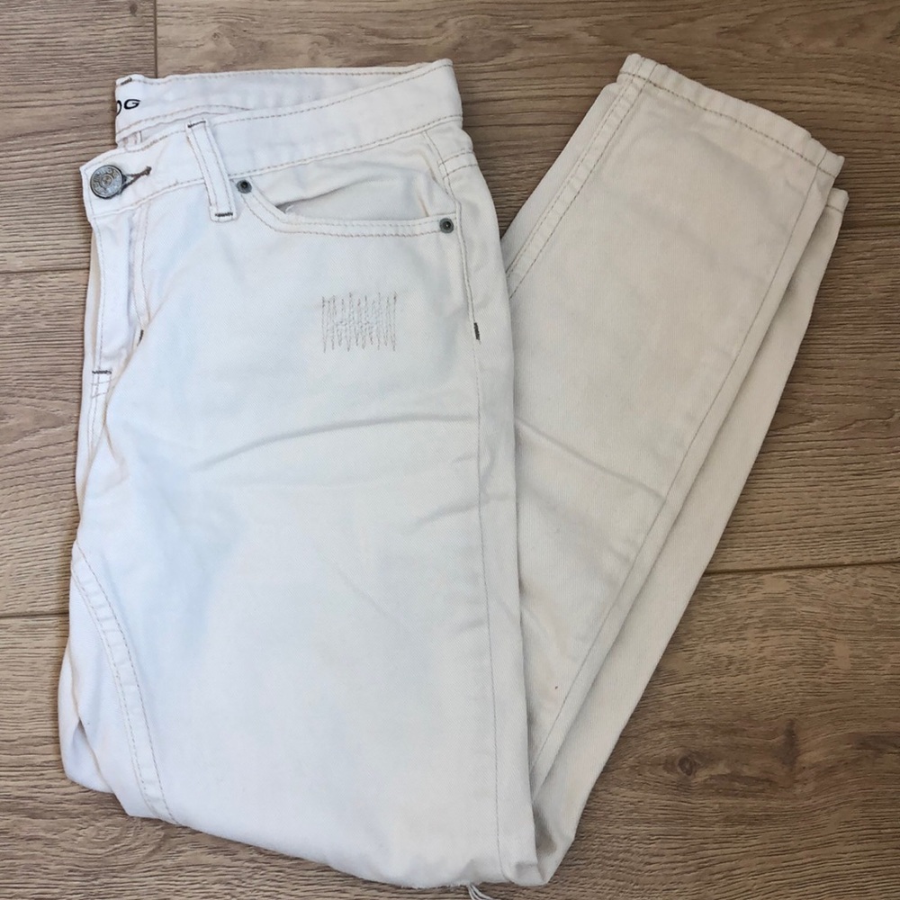 BDG cream jeans